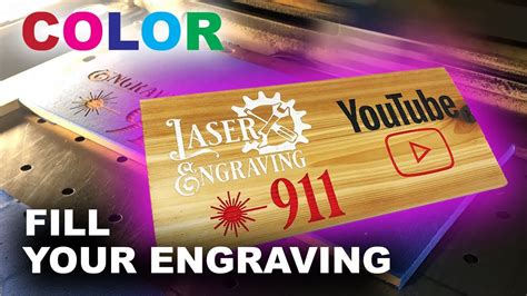 how color laser engraving works